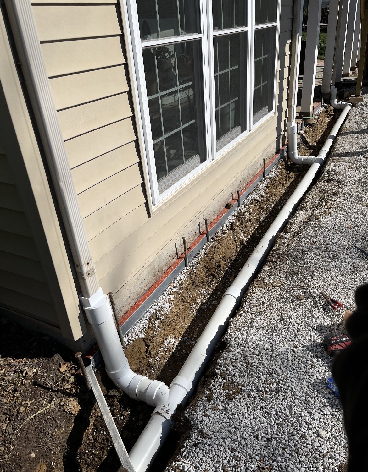Drainage installation by JLS Construction